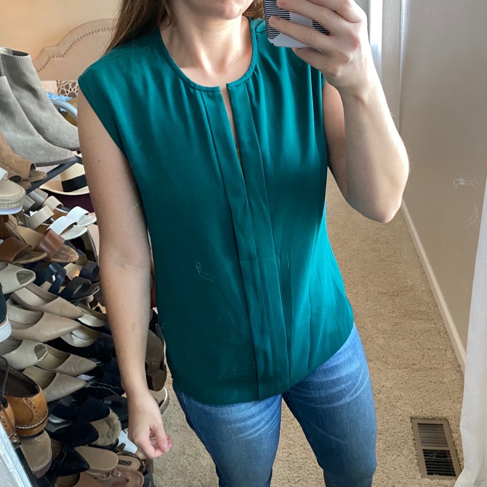 J.Crew keyhole blouse